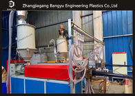 Jalur Produksi Nylon Strip Sekrup Tunggal Plastik Extruder Polymer Extrusion Machine